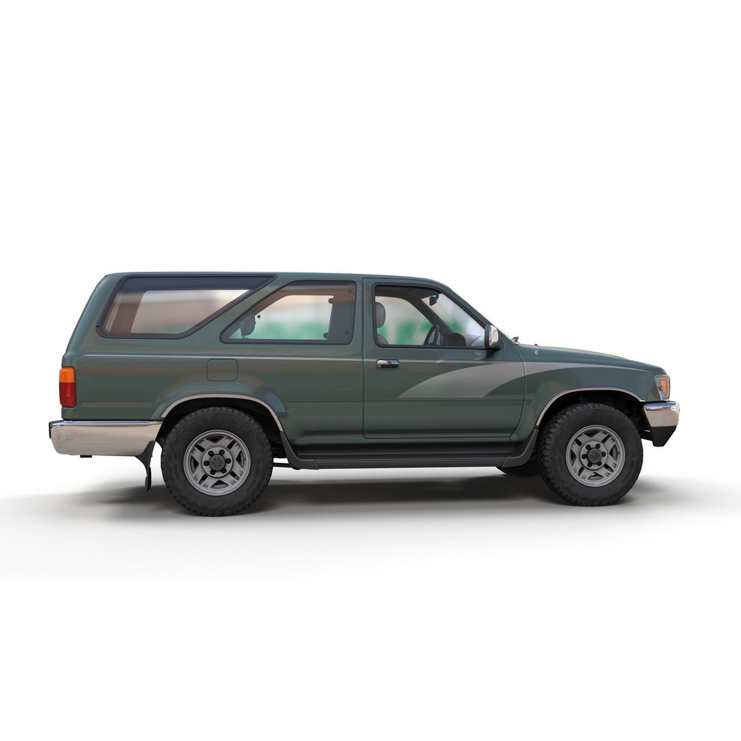 Toyota 4Runner 3D Model – Low Poly Game Ready SUV, FBX, OBJ - View 5