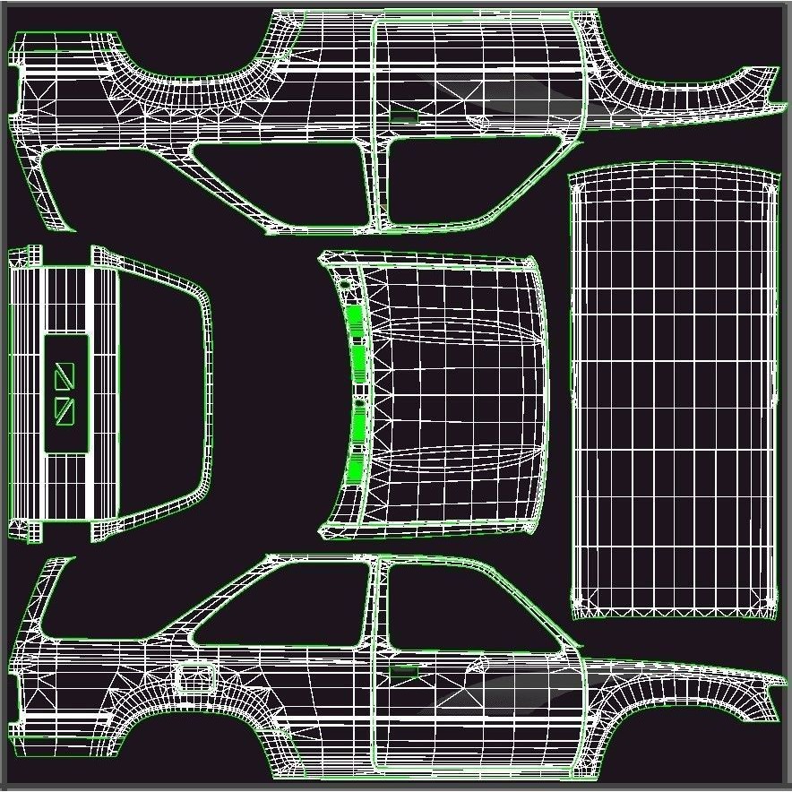 Toyota 4Runner 3D Model – Low Poly Game Ready SUV, FBX, OBJ - View 51