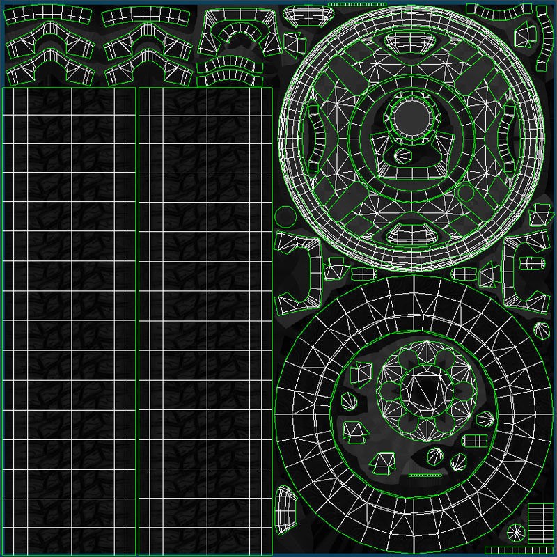 Toyota 4Runner 3D Model – Low Poly Game Ready SUV, FBX, OBJ - View 52