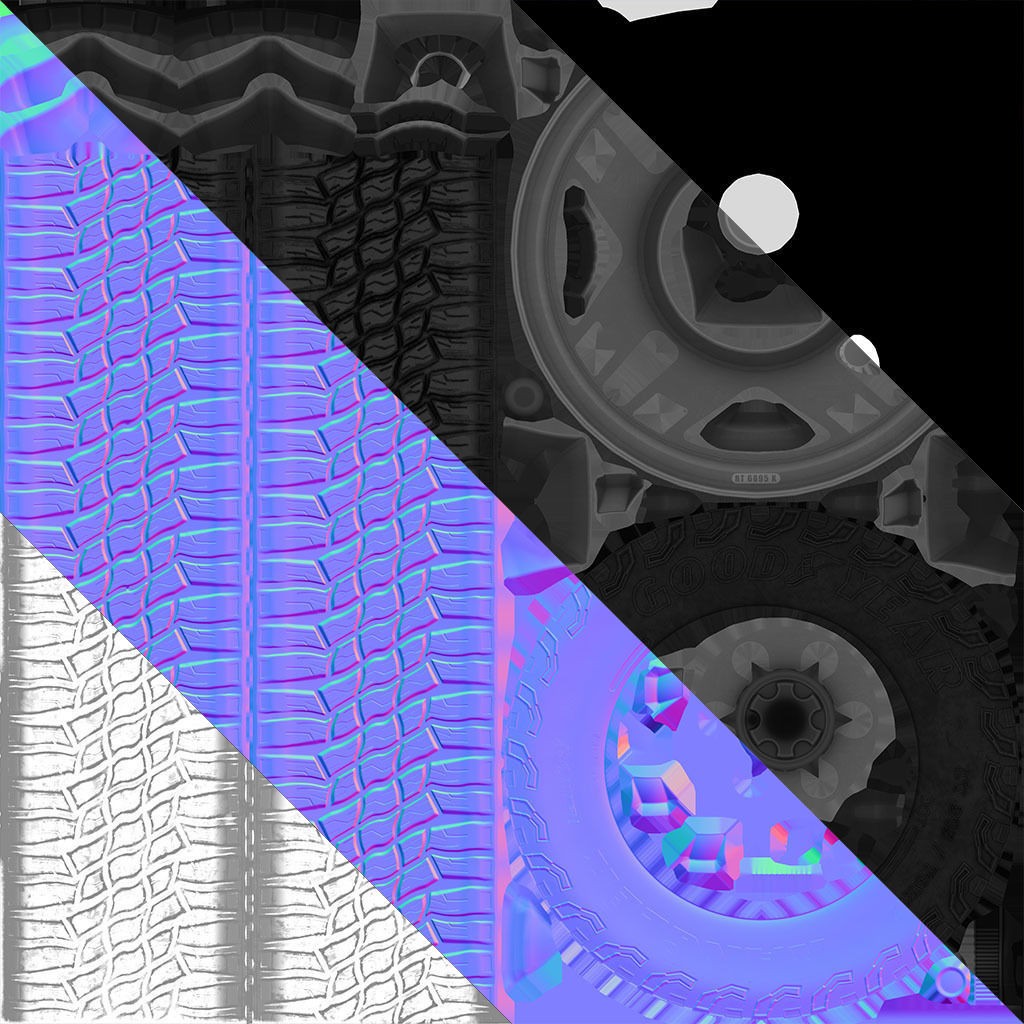 Toyota 4Runner 3D Model – Low Poly Game Ready SUV, FBX, OBJ - View 54