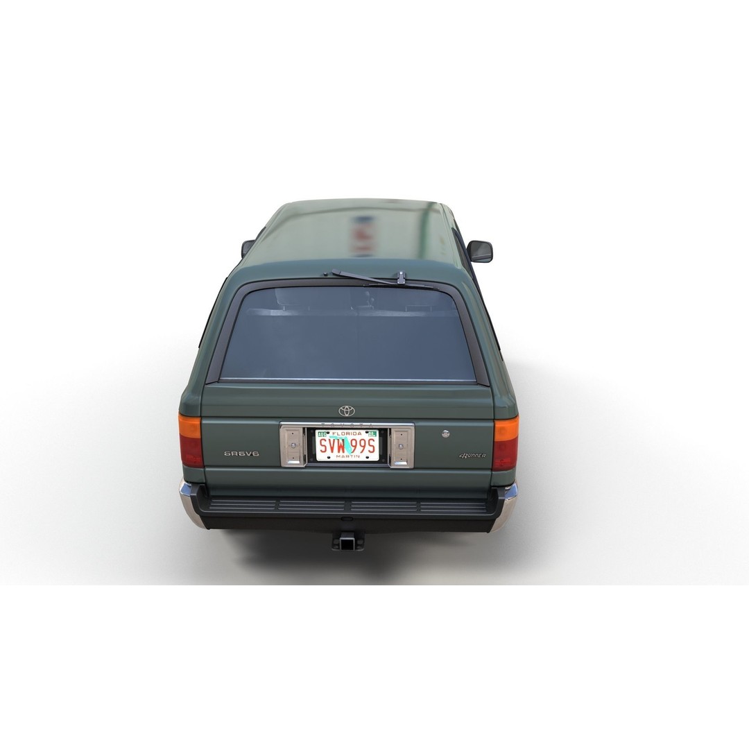 Toyota 4Runner 3D Model – Low Poly Game Ready SUV, FBX, OBJ - View 8