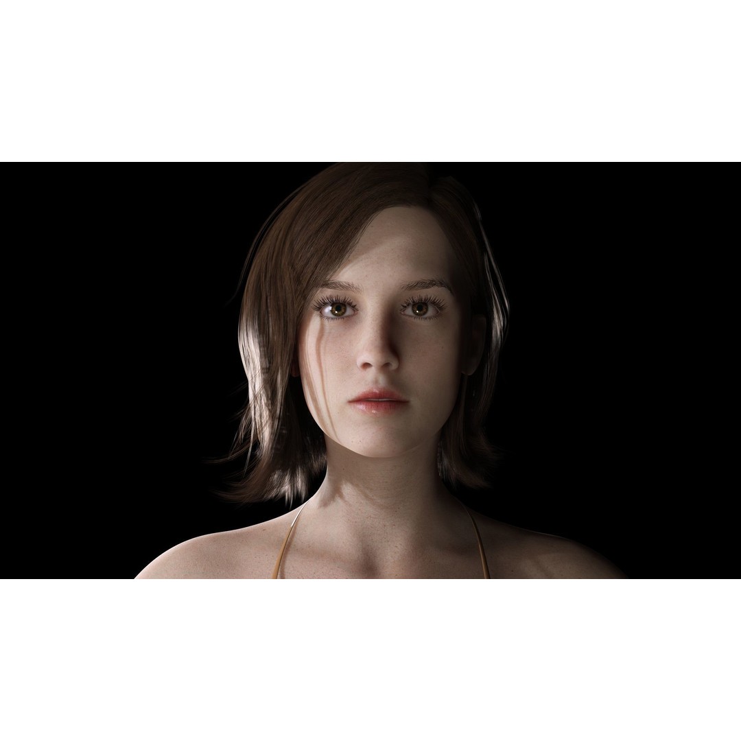 Sabrina 3D Model – Realistic Woman in Repairman Clothing, Rigged - View 12