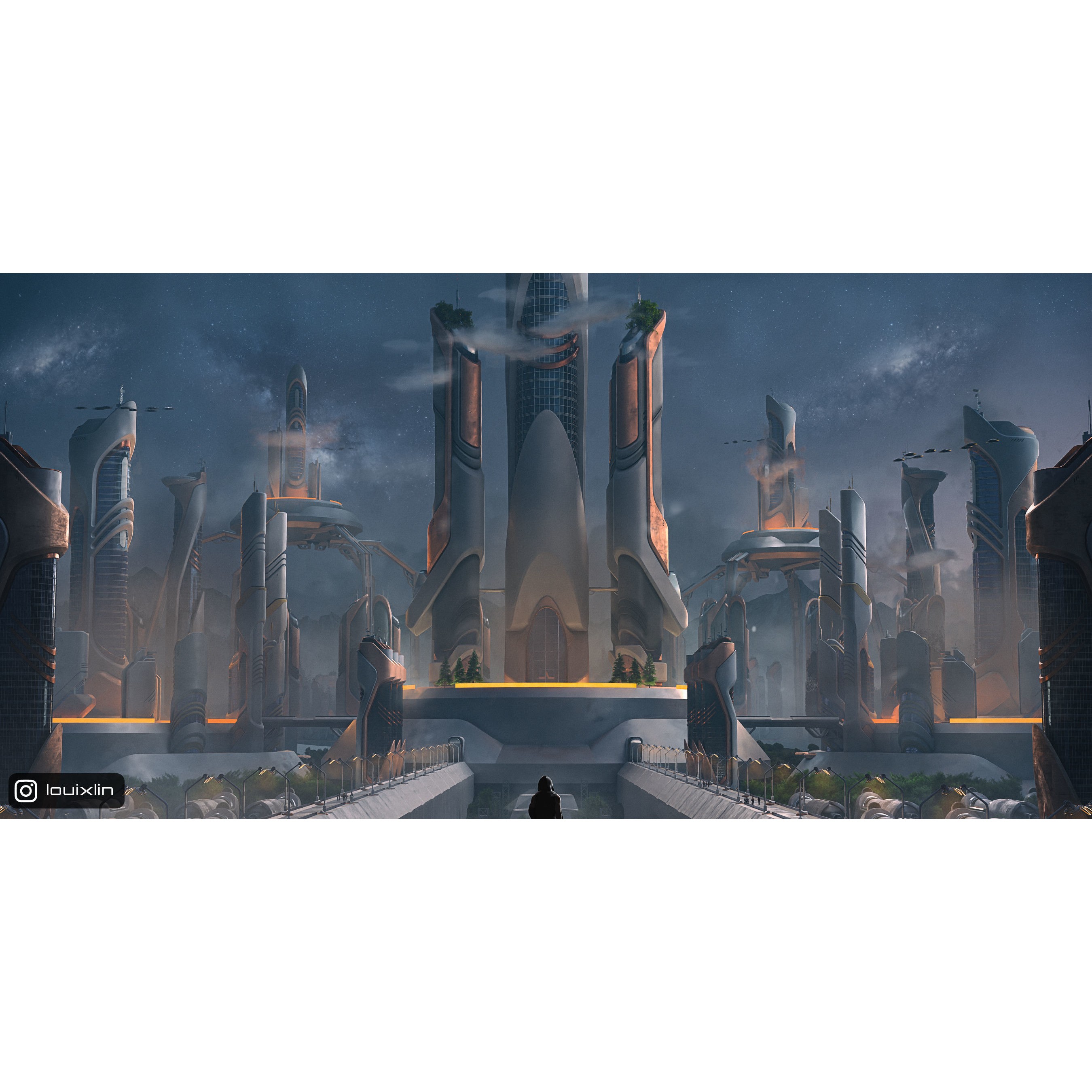 Future City - Game-Ready 3D Model - View 5