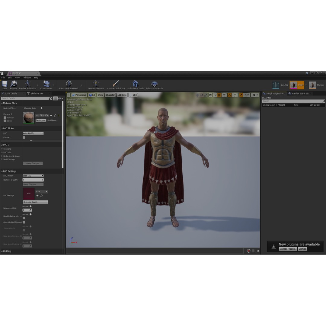 Spartan Royal D 3D Model – Low Poly Game-Ready Character, FBX - View 17