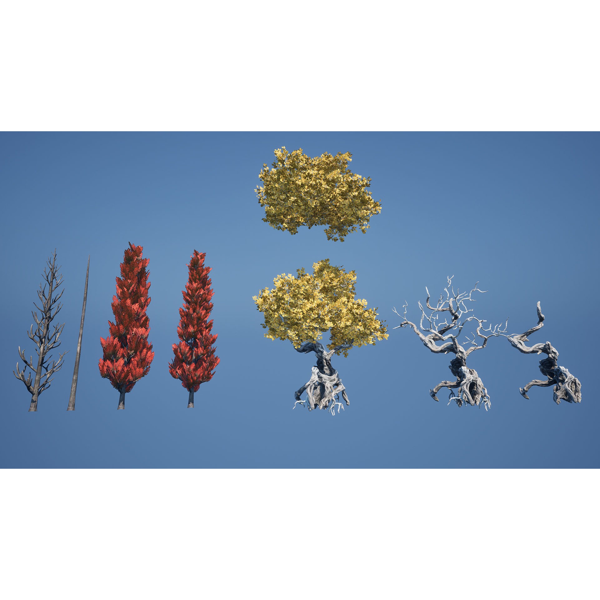 Elven Architecture - Low-Poly Game-Ready 3D Model - View 18