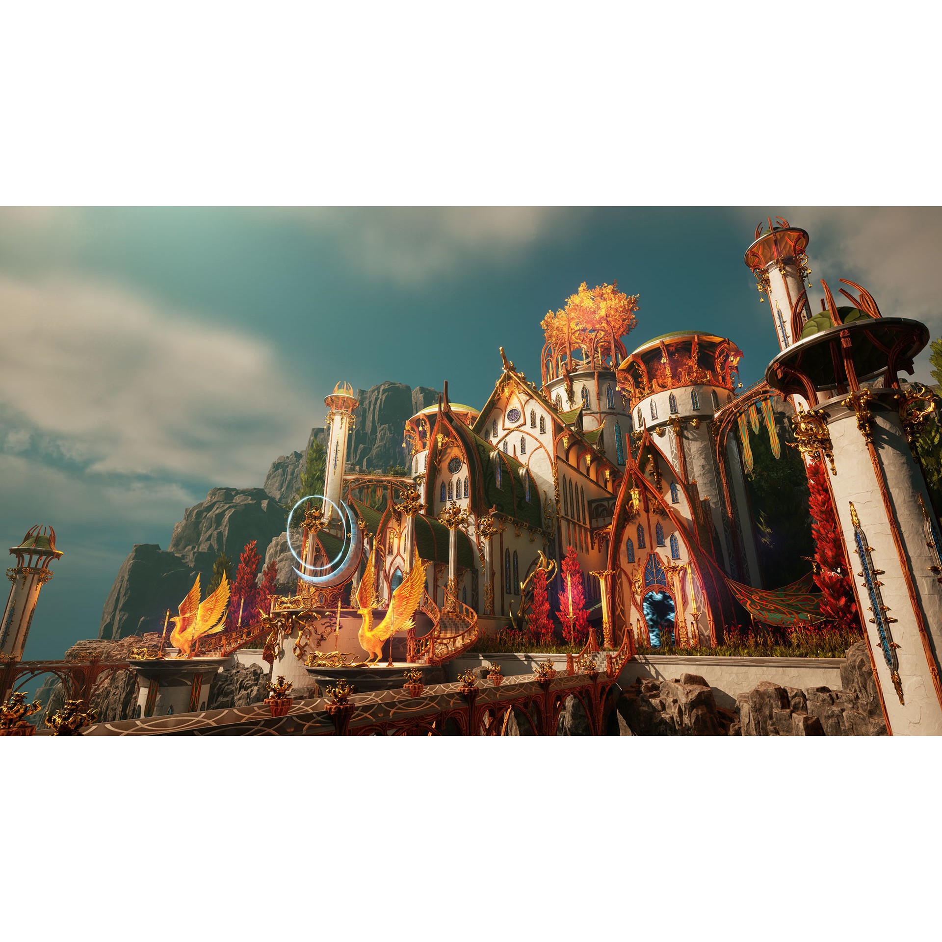 Elven Architecture - Low-Poly Game-Ready 3D Model - View 3