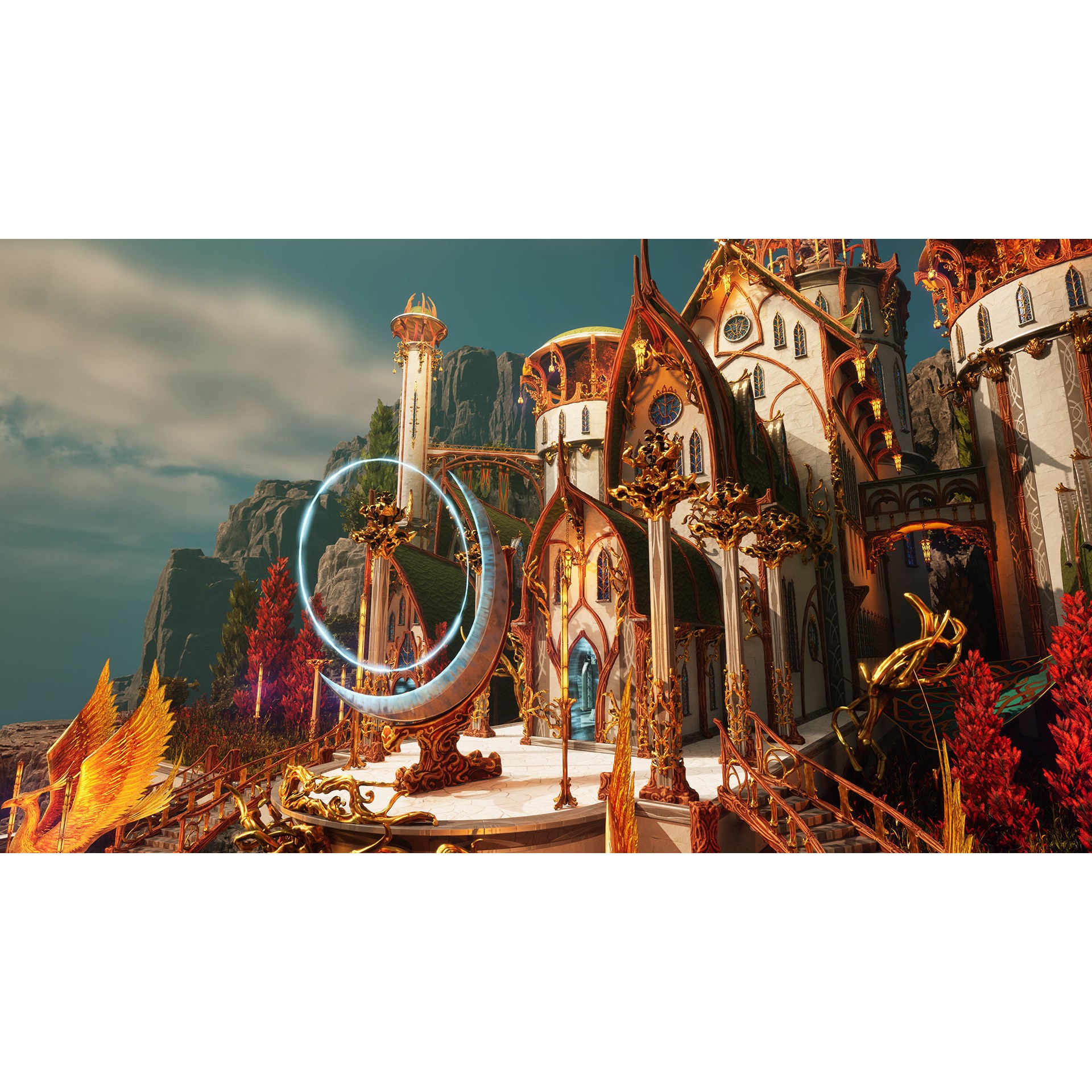 Elven Architecture - Low-Poly Game-Ready 3D Model - View 5