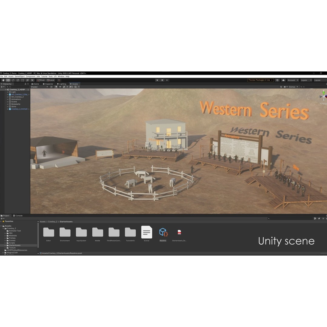 Bandit 3D Model – Low Poly Western Character, Game Ready, FBX - View 21
