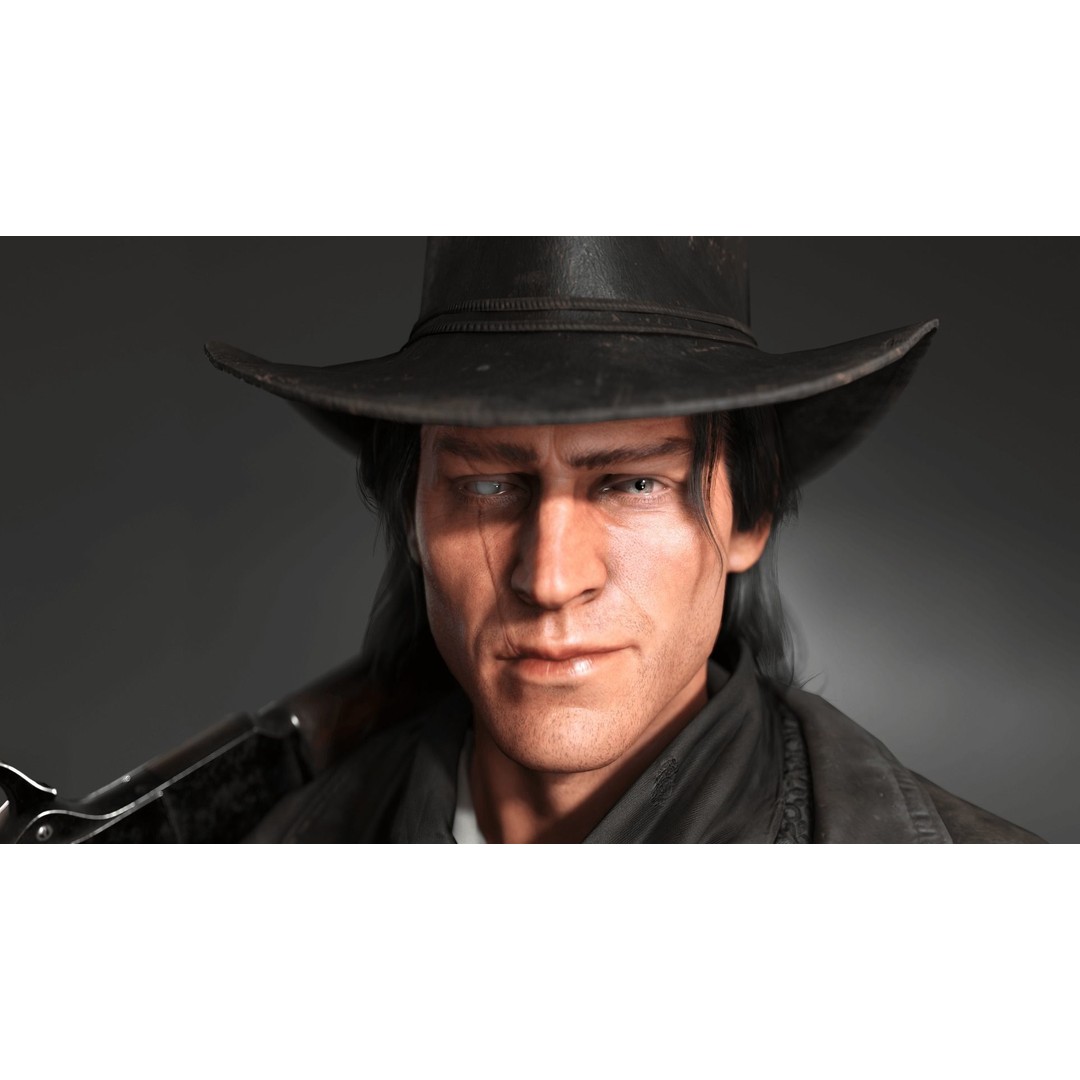 Bandit 3D Model – Low Poly Western Character, Game Ready, FBX - View 4