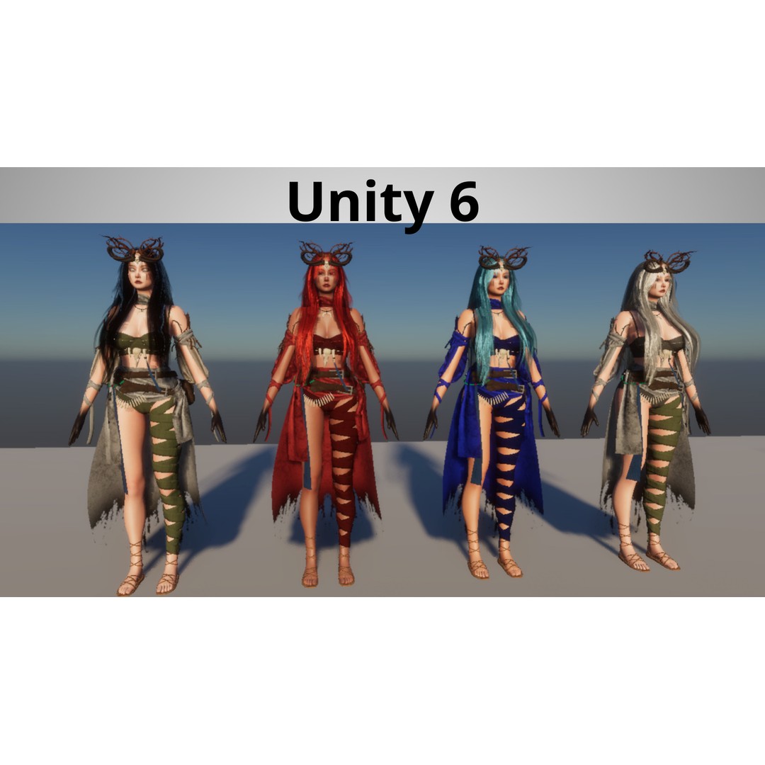 Necromancer 3D Model – Low Poly Game Ready Character, FBX - View 9