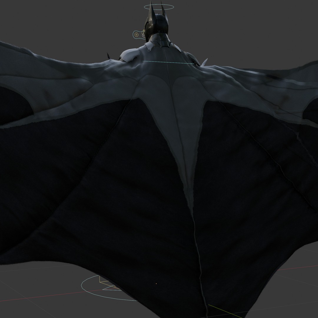 Batman 3D Model – Fully Rigged PBR Character for Animation, FBX, OBJ, Blender - View 4