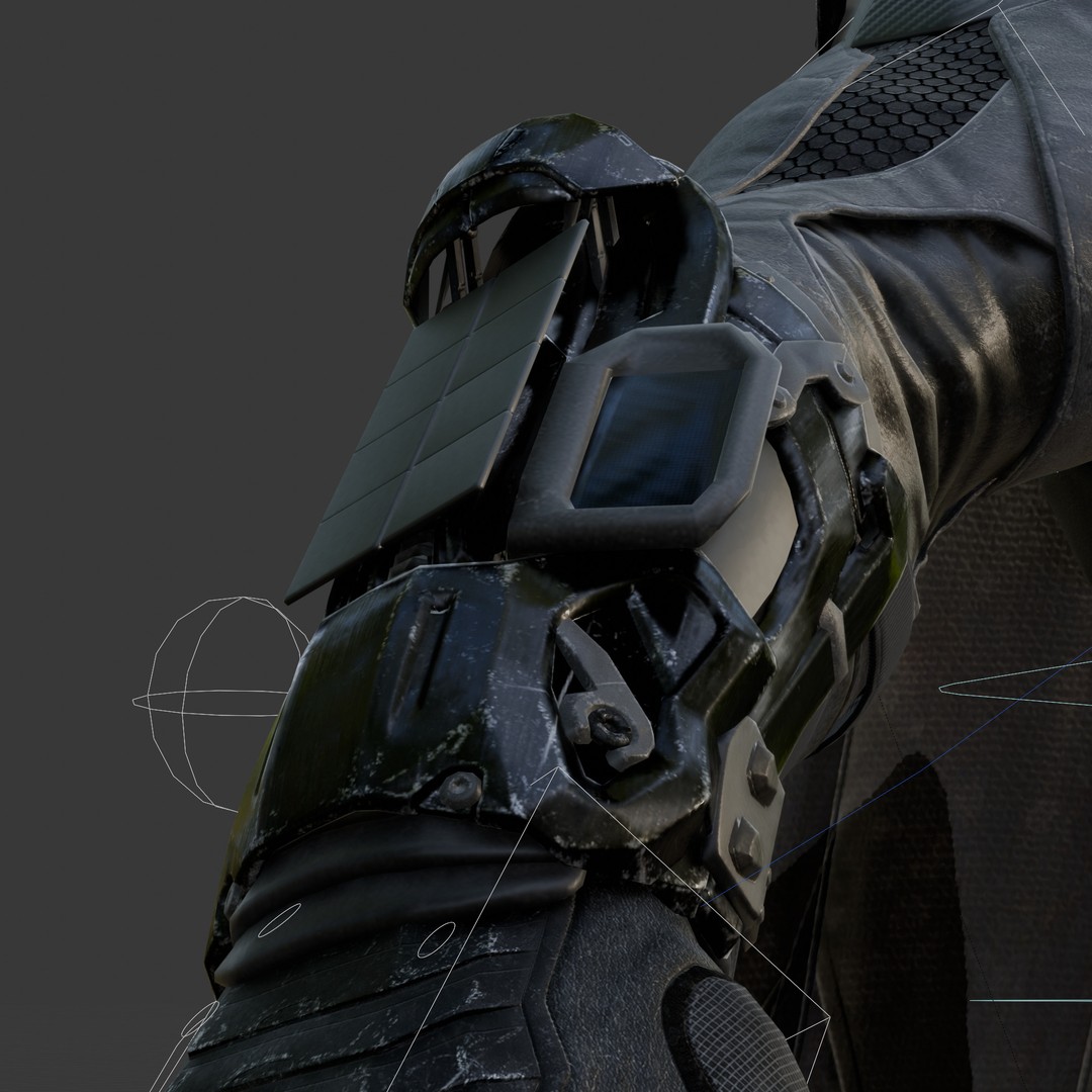 Batman 3D Model – Fully Rigged PBR Character for Animation, FBX, OBJ, Blender - View 9