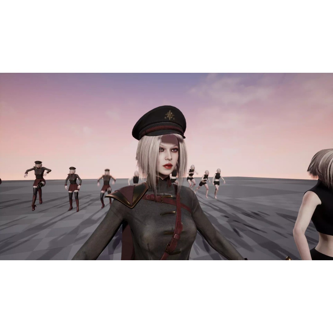 Red Admiral Lady 3D Model – Low Poly Rigged Character for Unity & UE5 - View 20