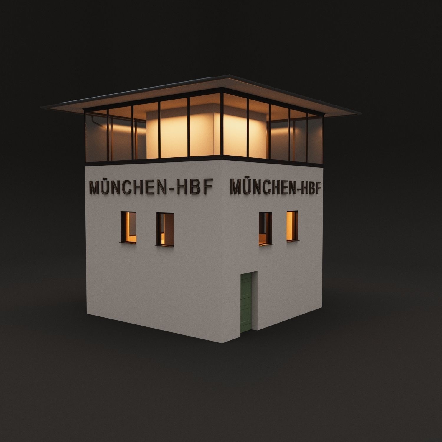 Munich Central Train Station - High-Detail 3D Model - View 19