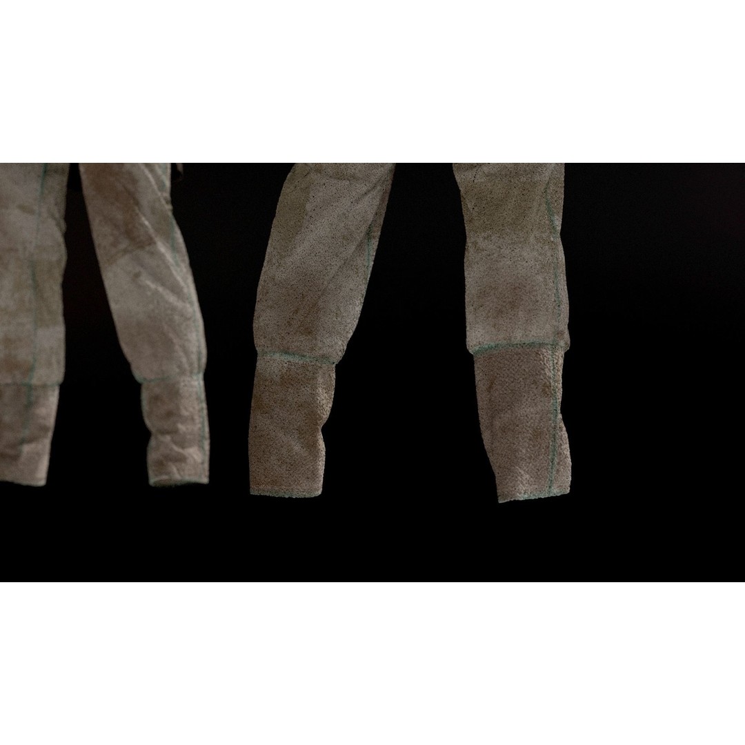 Medieval Farmer 3D Model – High Poly Character with Tools, FBX, Blender - View 13