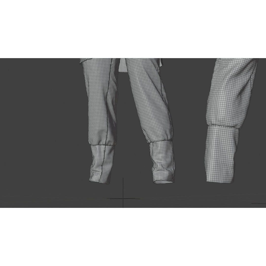 Medieval Farmer 3D Model – High Poly Character with Tools, FBX, Blender - View 43