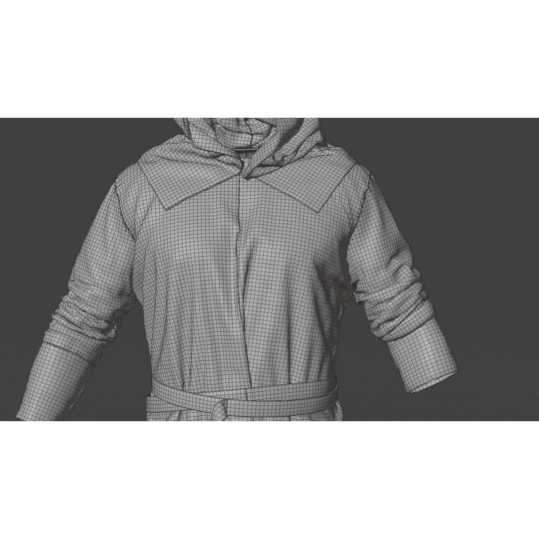 Medieval Farmer 3D Model – High Poly Character with Tools, FBX, Blender - View 47