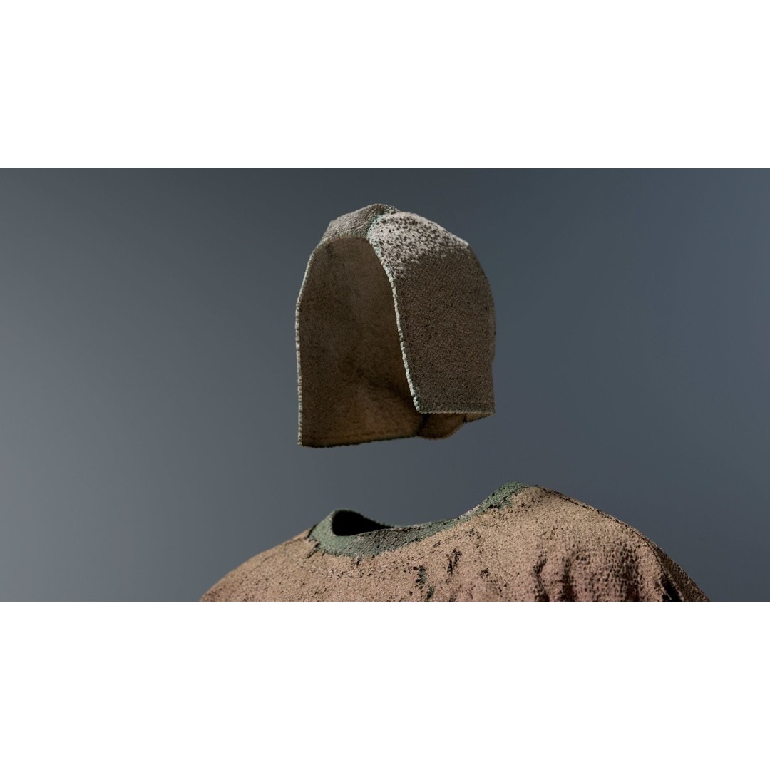 Medieval Farmer 3D Model – High Poly Character with Tools, FBX, Blender - View 8