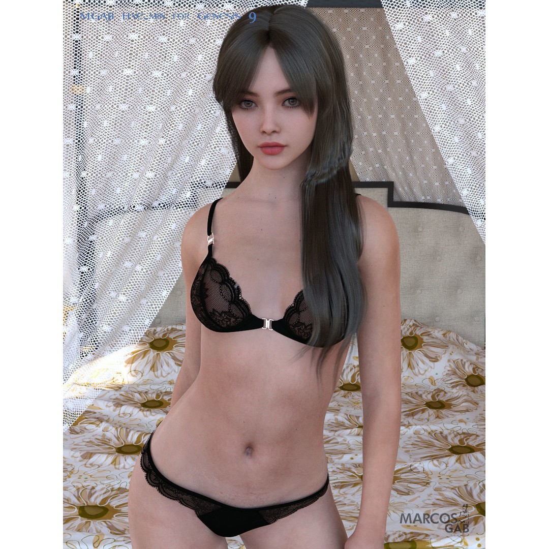 MGAB Hye-min 3D Model – Beautiful Korean Female Character, G9 - View 21