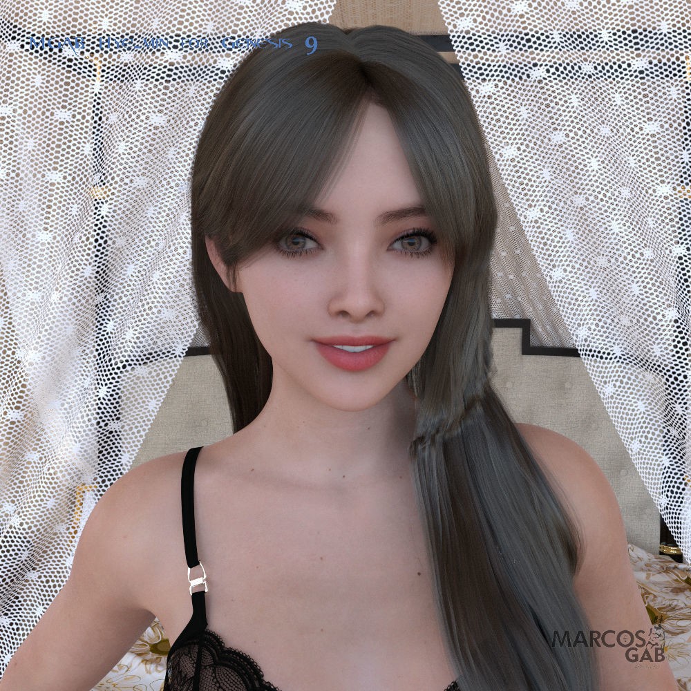 MGAB Hye-min 3D Model – Beautiful Korean Female Character, G9 - View 3