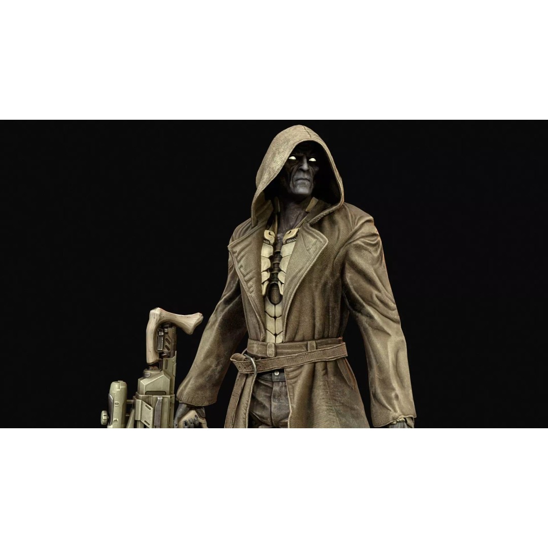Bone Reaper 3D Model – Low Poly Fantasy Character, Rigged, Game Ready - View 15
