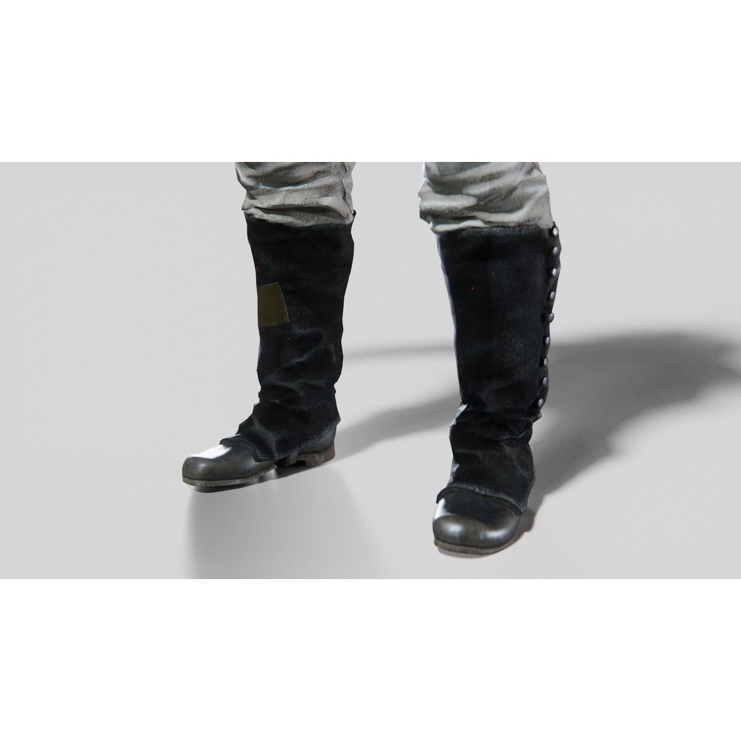 Napoleon Soldier 3D Model – Rigged Low-Poly Character, FBX, PBR - View 14