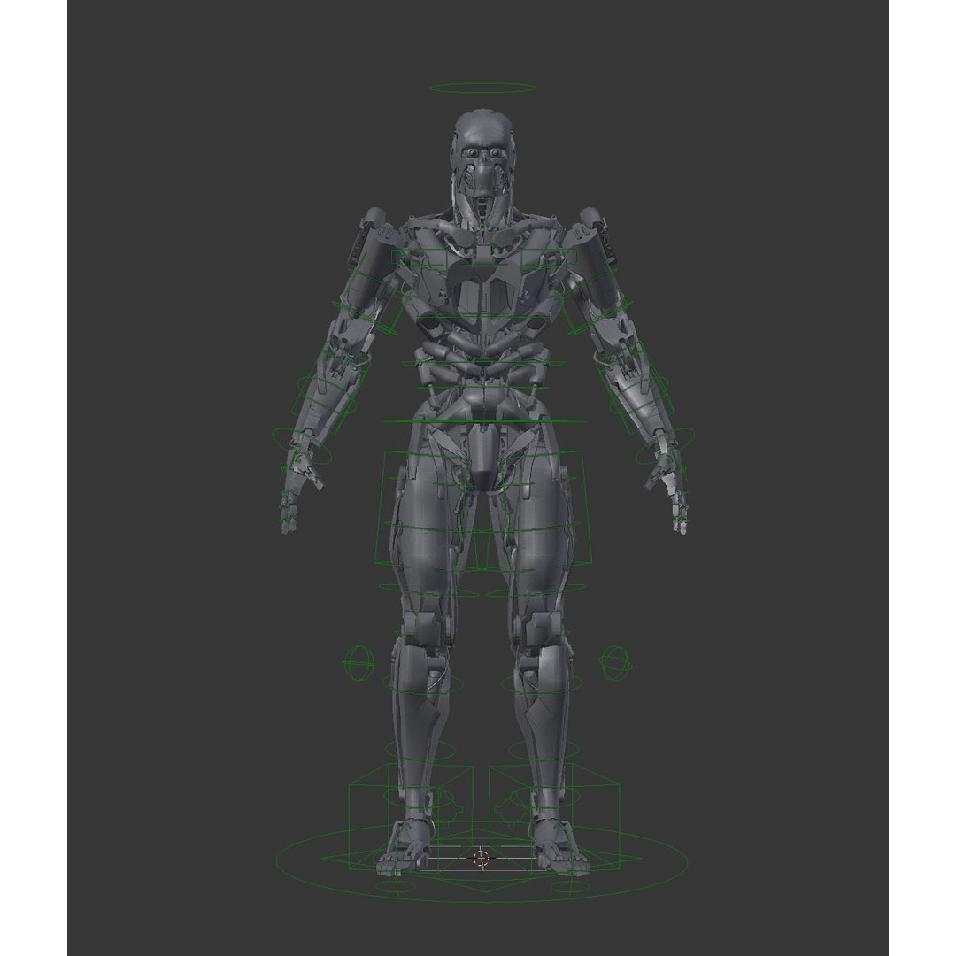 Evil Machine 3D Model – Low Poly Rigged Character for Unity & Unreal - View 18