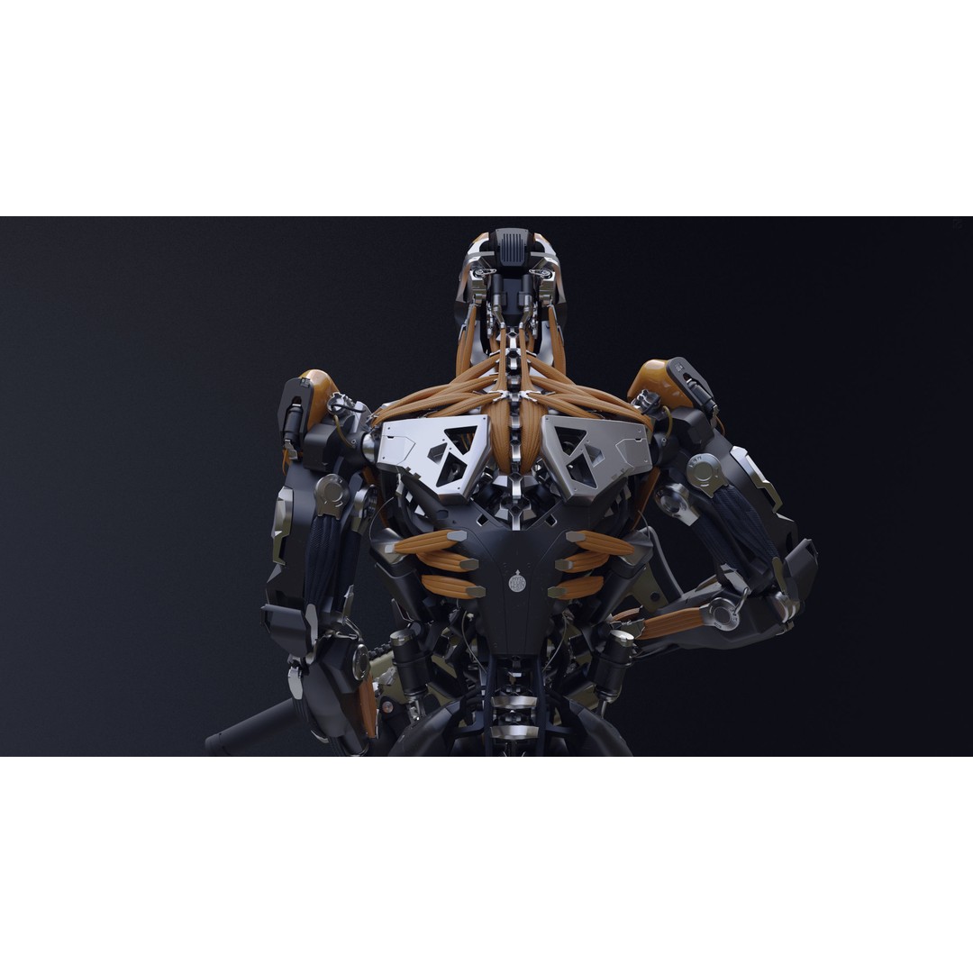 Evil Machine 3D Model – Low Poly Rigged Character for Unity & Unreal - View 6
