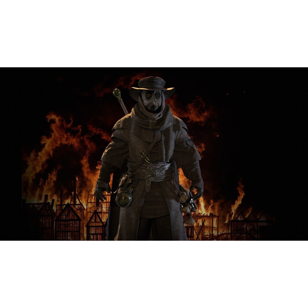 Plague Doctor 3D Model – Low Poly Character with Animations & PBR Textures - View 38