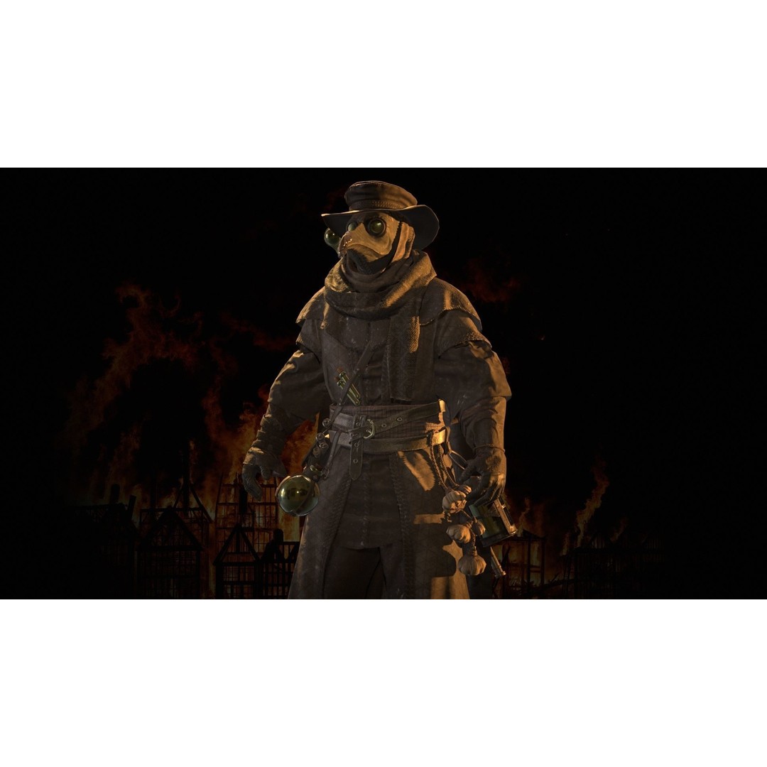Plague Doctor 3D Model – Low Poly Character with Animations & PBR Textures - View 39