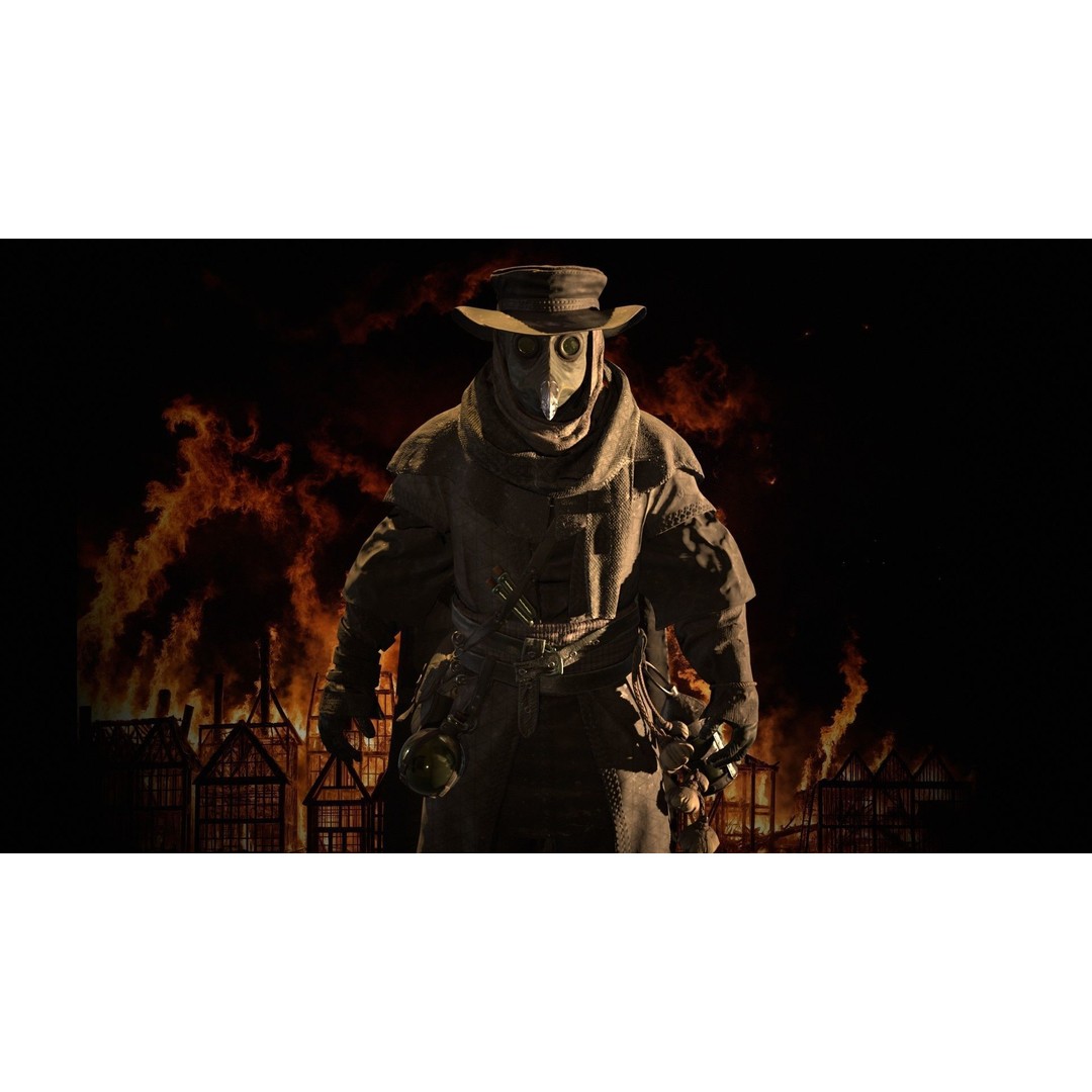 Plague Doctor 3D Model – Low Poly Character with Animations & PBR Textures - View 40