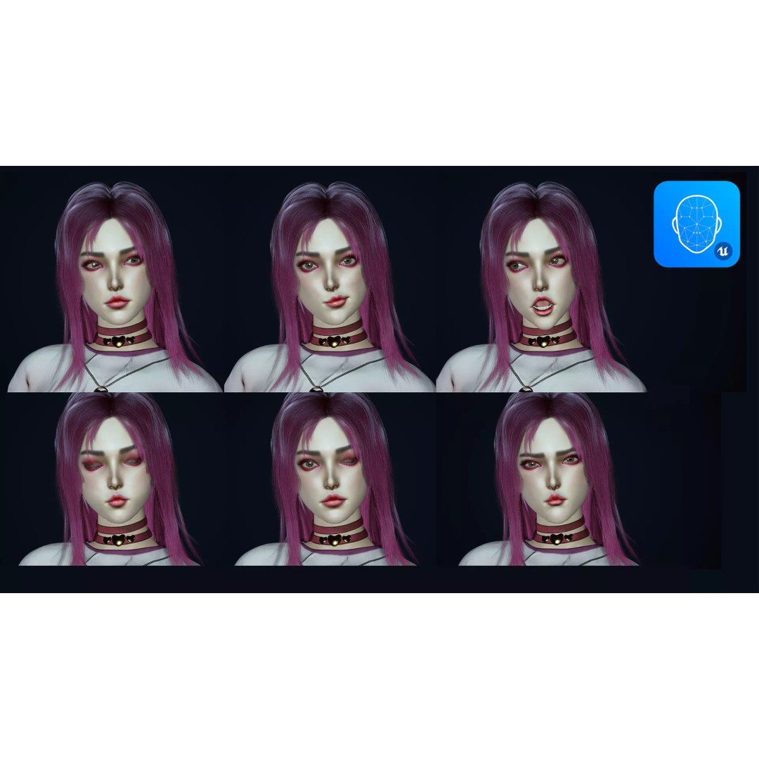 Fashion Girl 3D Model – Low-Poly Rigged Character for Games, FBX - View 14