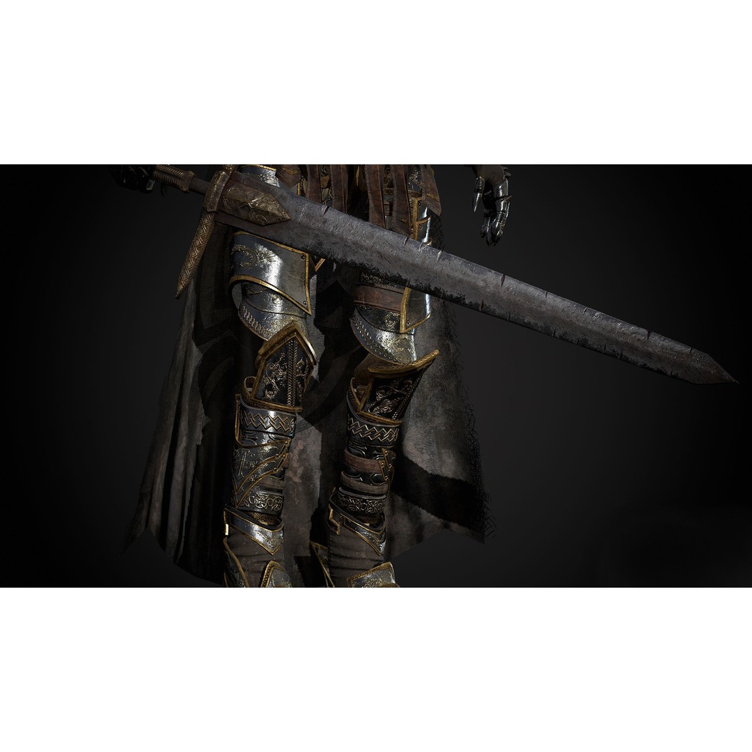 Skeleton Lord 3D Model – Low Poly Game Ready Character, FBX - View 10