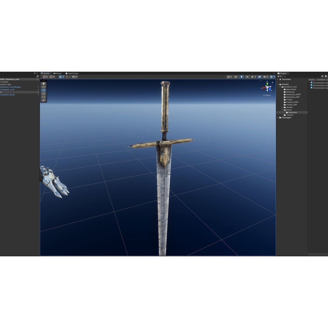 Skeleton Lord 3D Model – Low Poly Game Ready Character, FBX - View 13