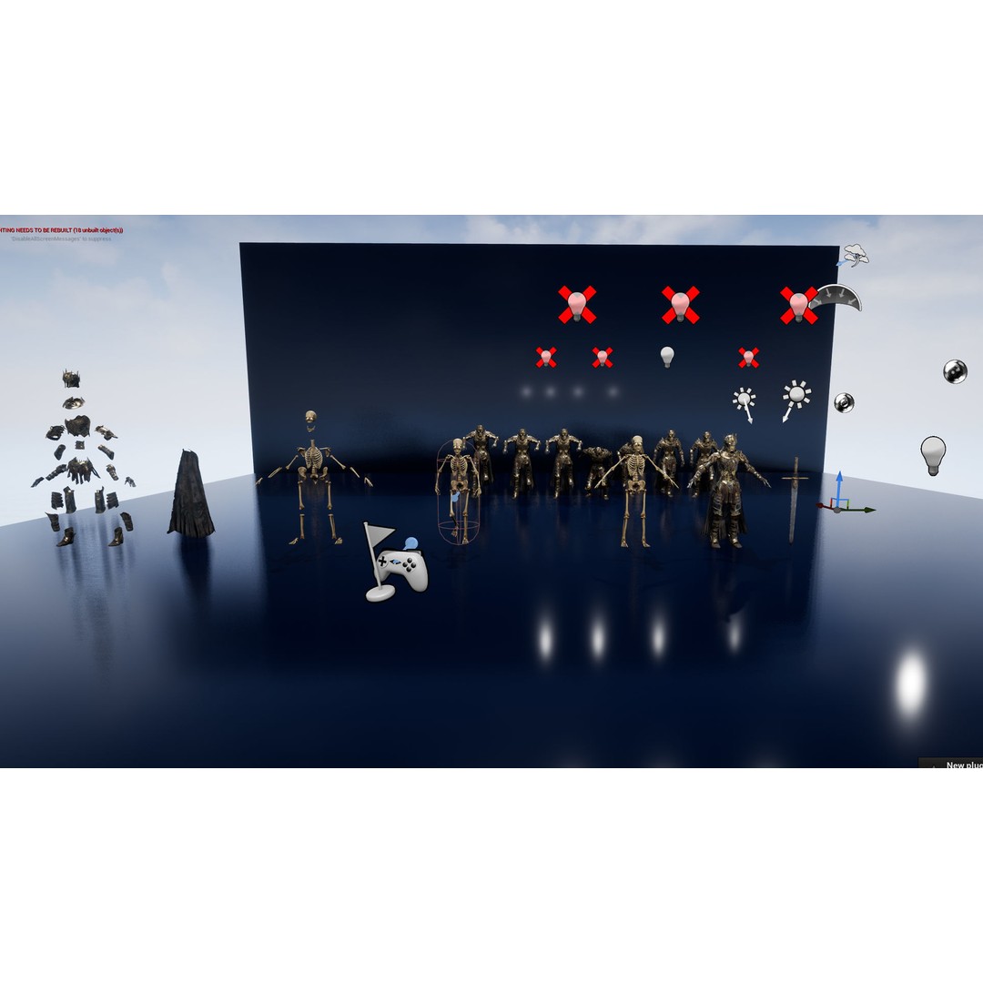 Skeleton Lord 3D Model – Low Poly Game Ready Character, FBX - View 18