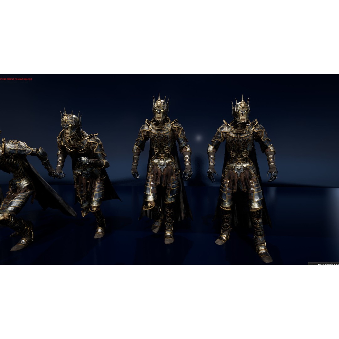 Skeleton Lord 3D Model – Low Poly Game Ready Character, FBX - View 24