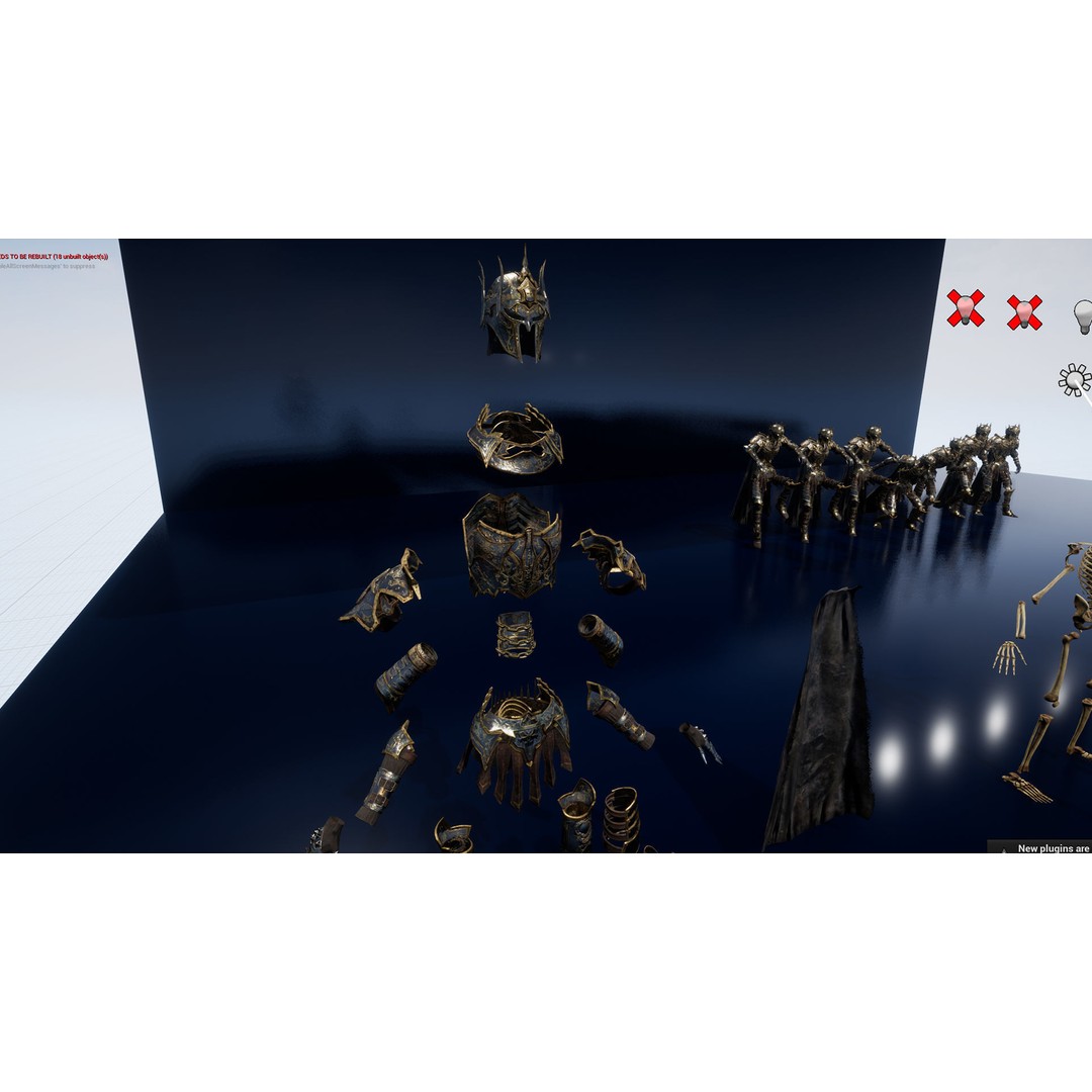 Skeleton Lord 3D Model – Low Poly Game Ready Character, FBX - View 26