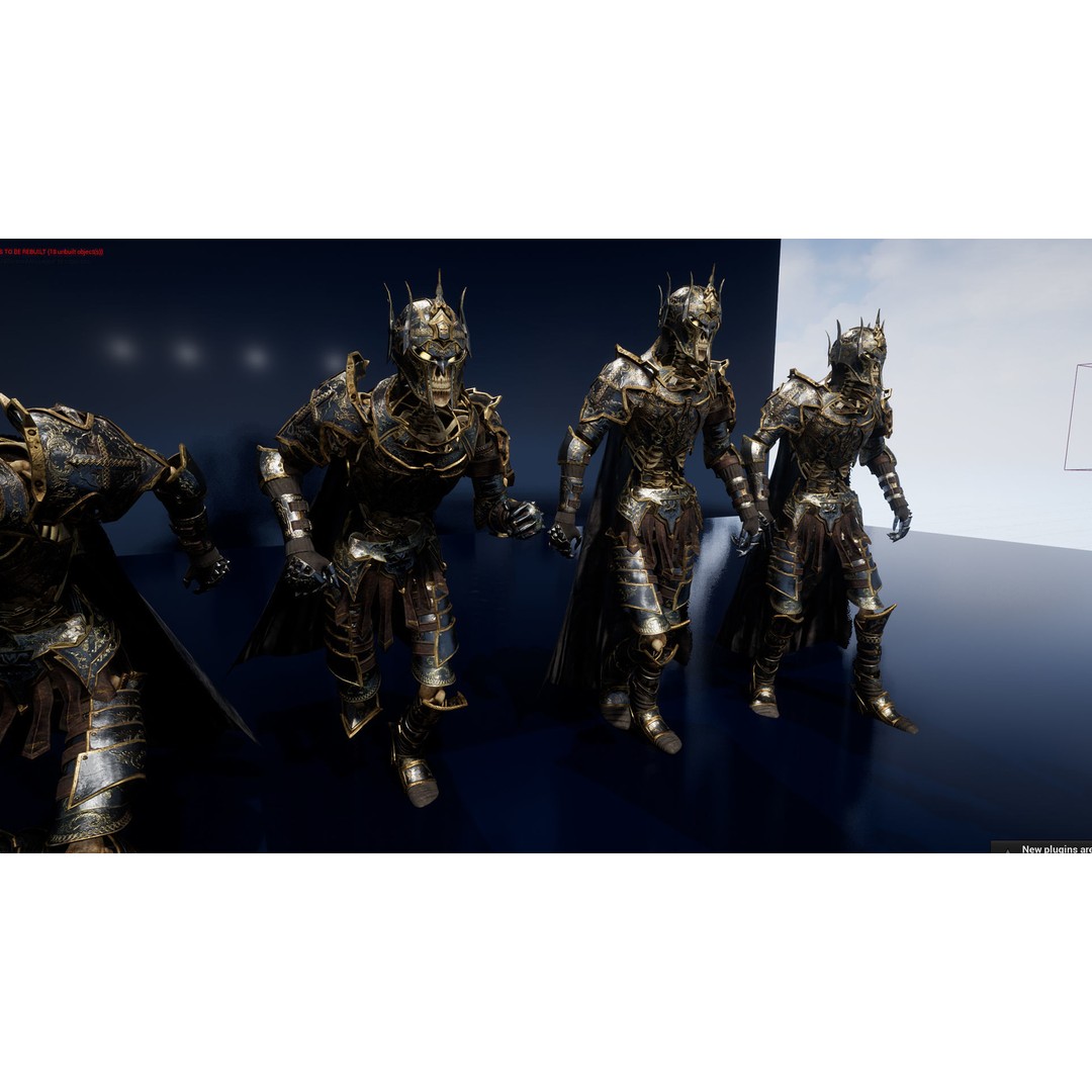 Skeleton Lord 3D Model – Low Poly Game Ready Character, FBX - View 28