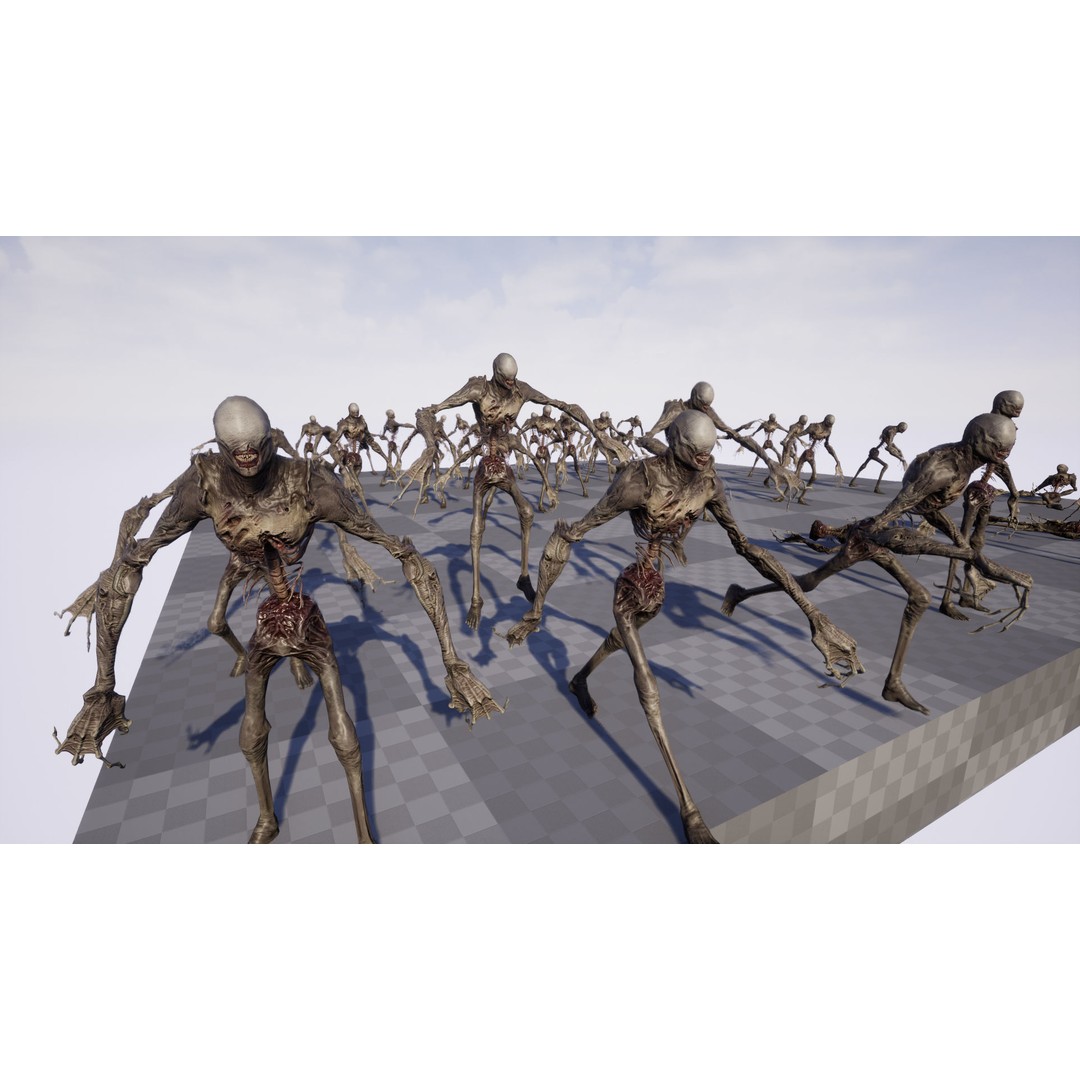 Monster 2 3D Model – Low Poly Rigged Character with PBR Textures - View 17