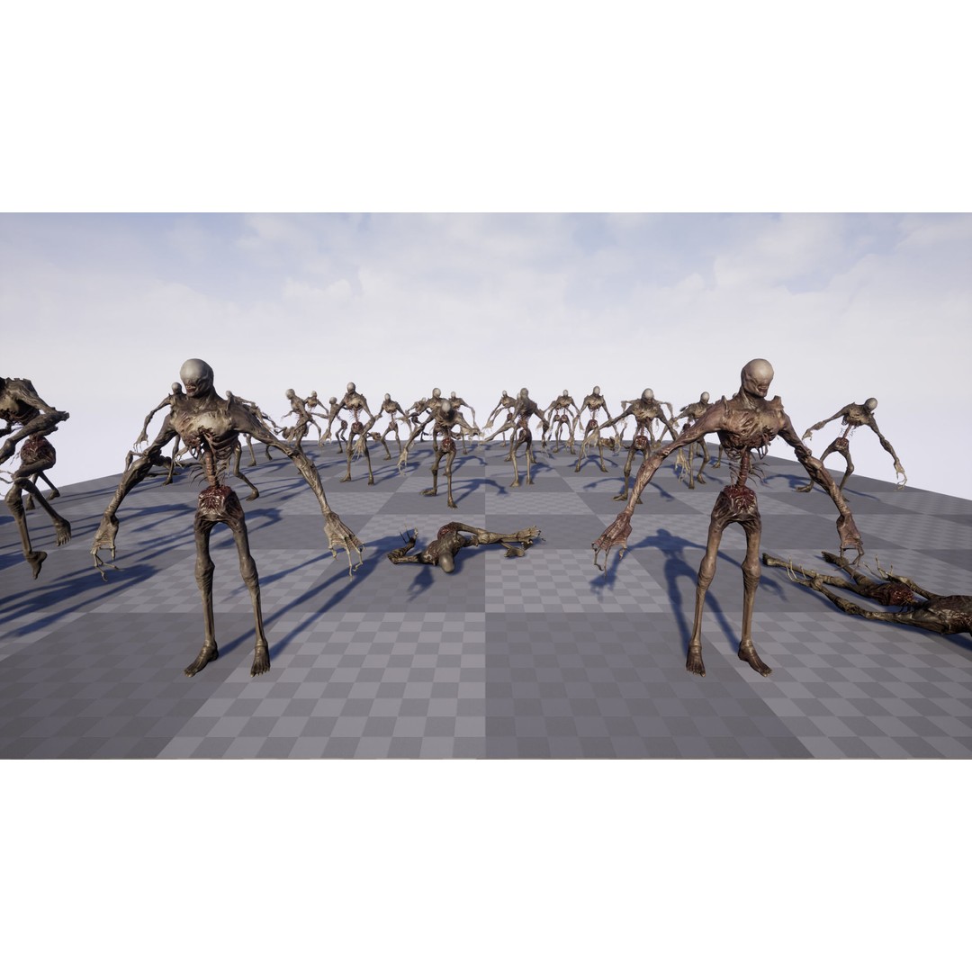Monster 2 3D Model – Low Poly Rigged Character with PBR Textures - View 18