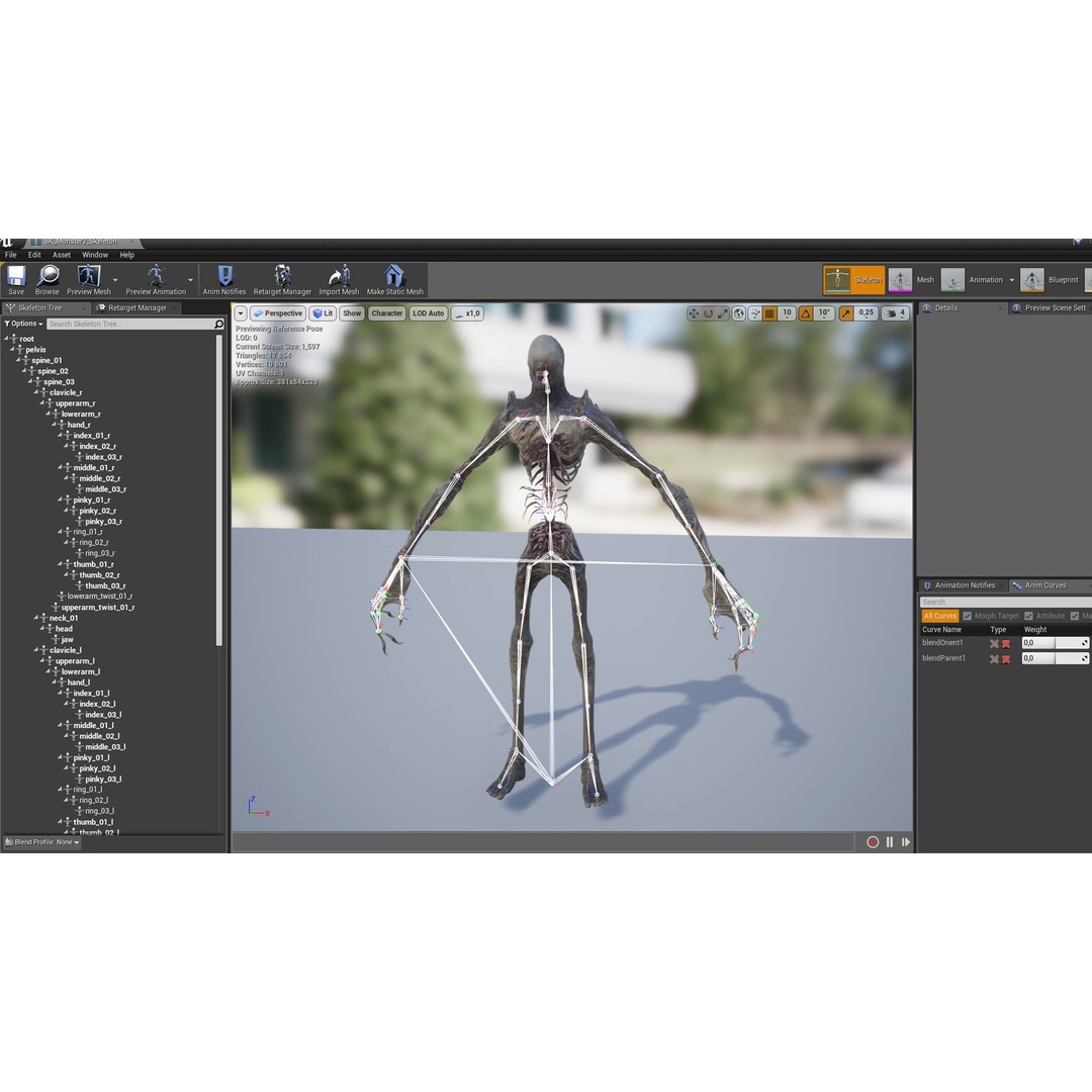 Monster 2 3D Model – Low Poly Rigged Character with PBR Textures - View 21