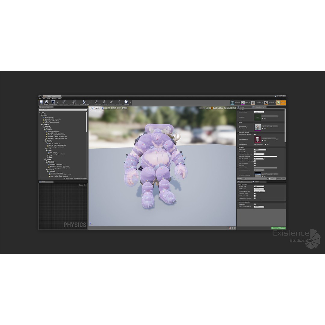 Stylized Warrior 04 3D Model – Low Poly Rigged Character with PBR Textures - View 20
