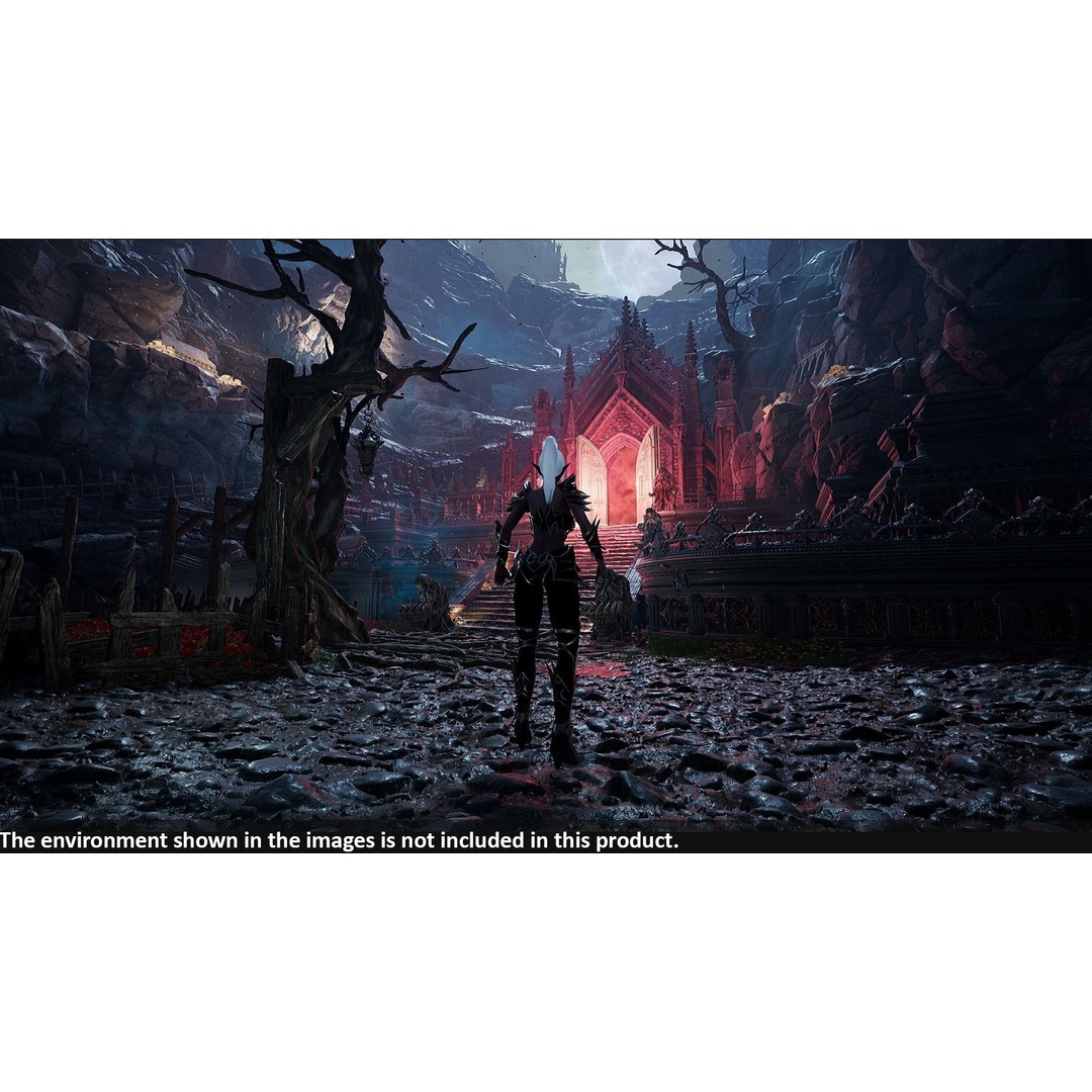 Dark Elf Assassin 3D Model – Low Poly Rigged Character, FBX - View 11