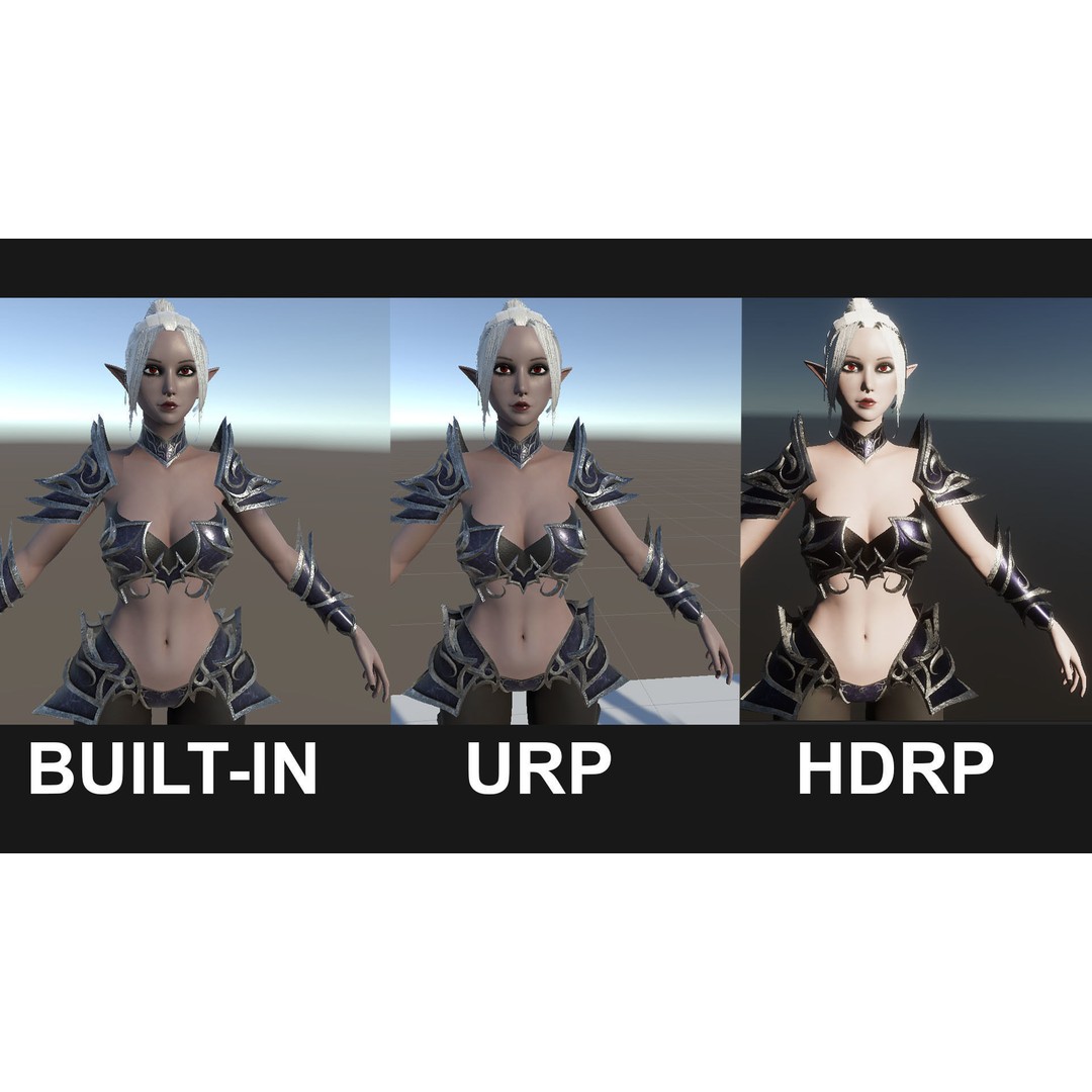Dark Elf Assassin 3D Model – Low Poly Rigged Character, FBX - View 24