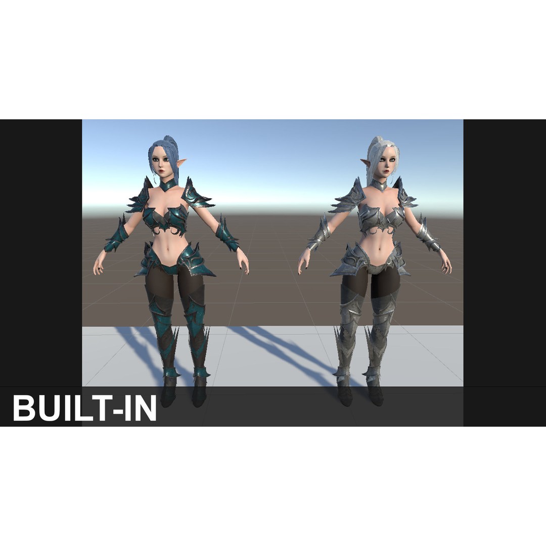 Dark Elf Assassin 3D Model – Low Poly Rigged Character, FBX - View 30