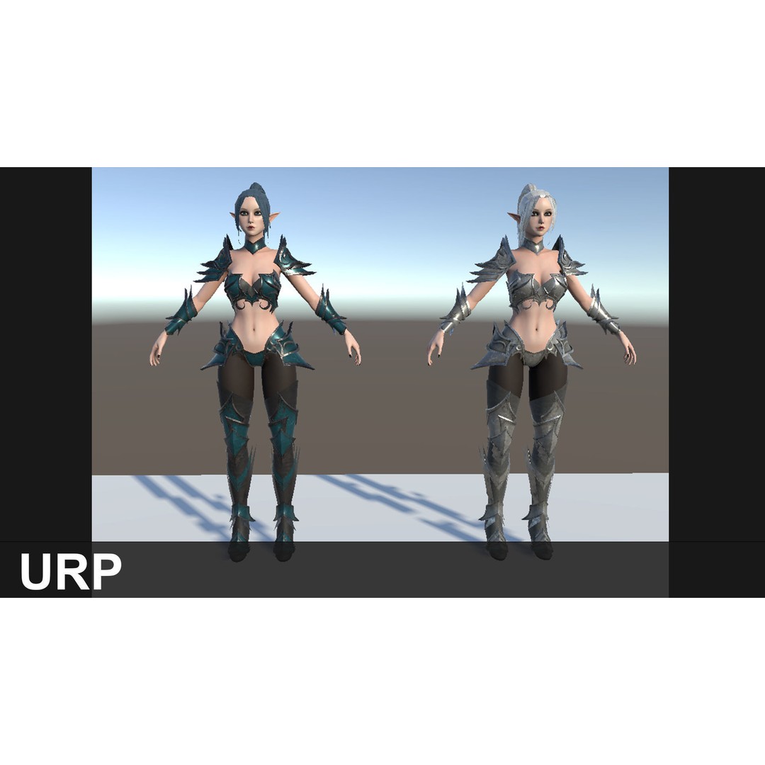 Dark Elf Assassin 3D Model – Low Poly Rigged Character, FBX - View 33