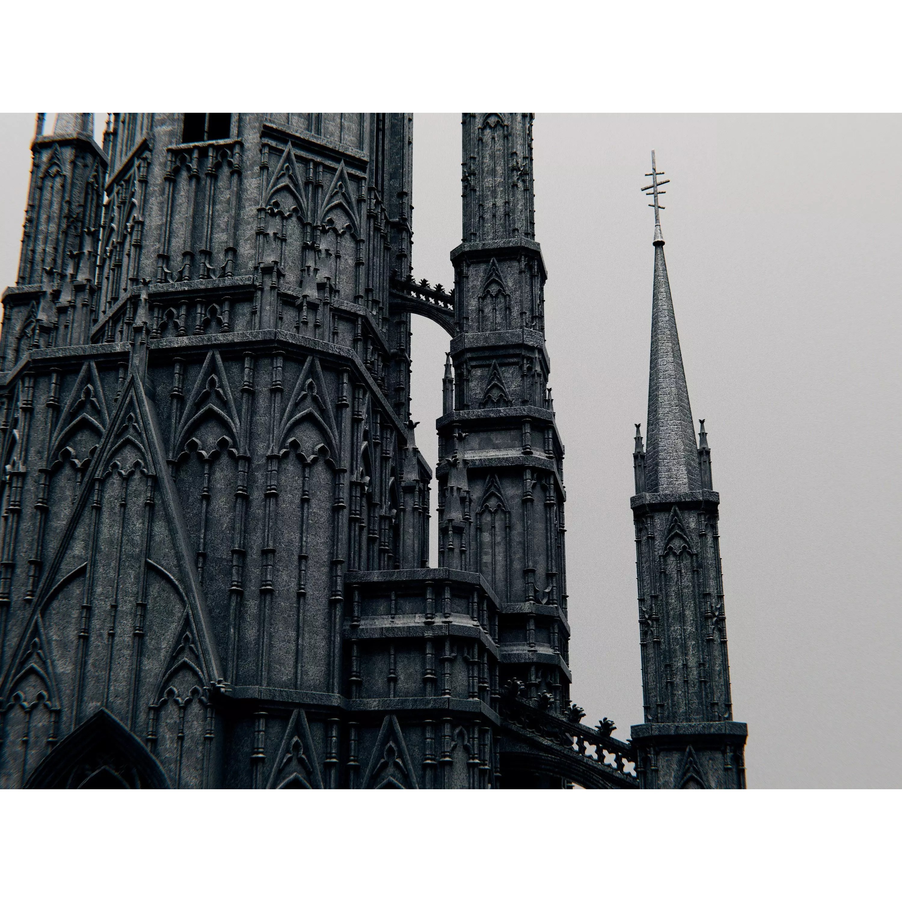 Gothic Chapel - PBR Game-Ready 3D Model - View 10