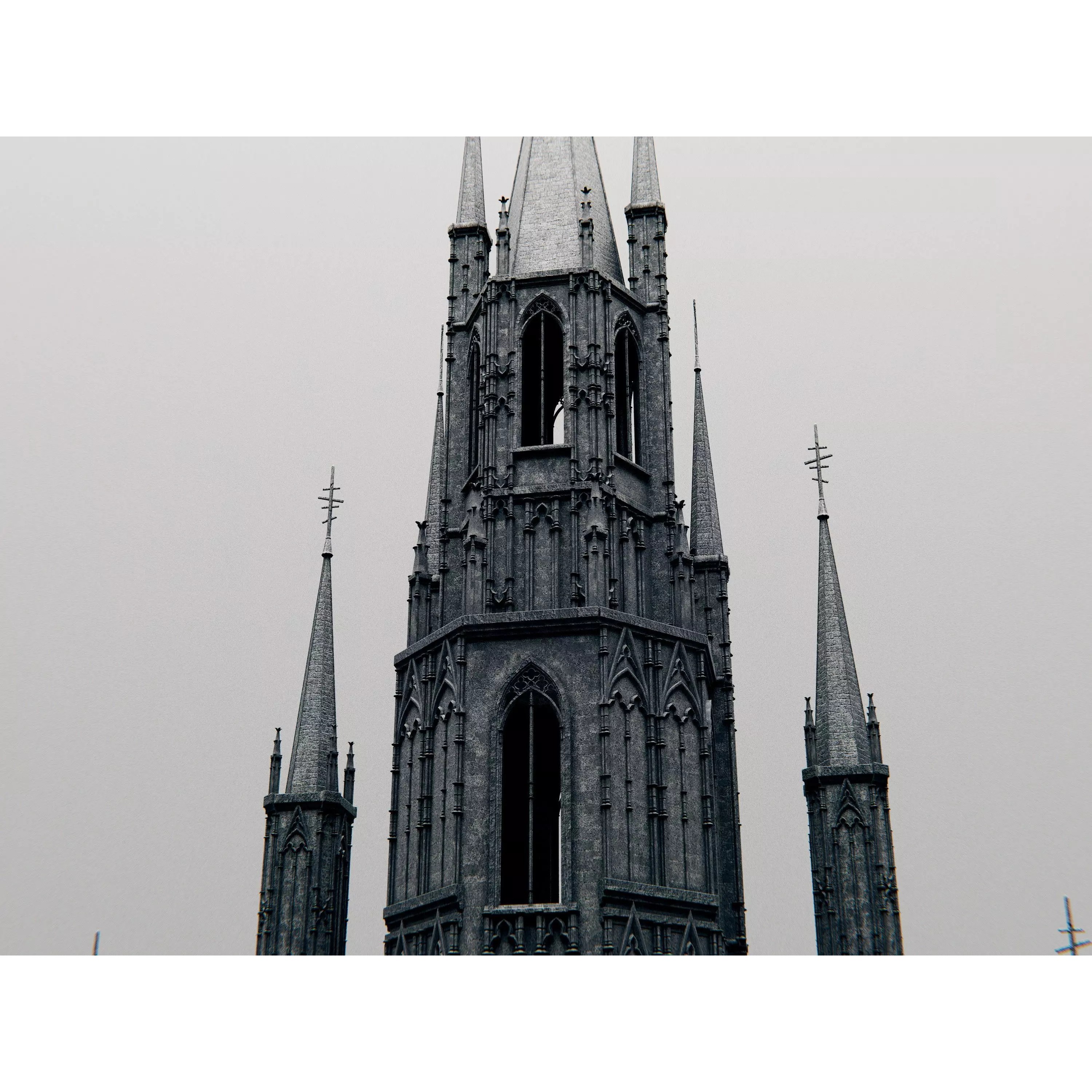 Gothic Chapel - PBR Game-Ready 3D Model - View 14