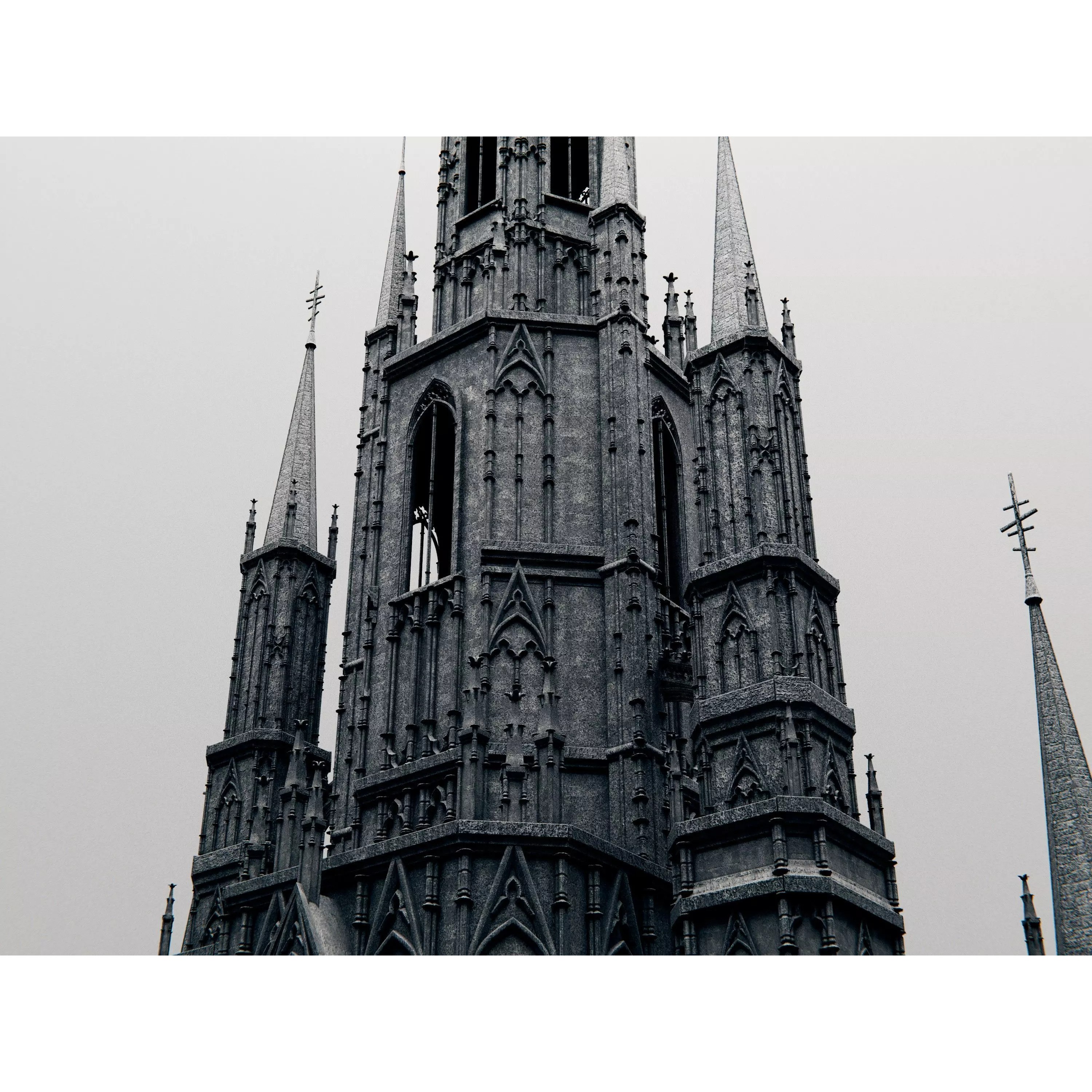 Gothic Chapel - PBR Game-Ready 3D Model - View 6