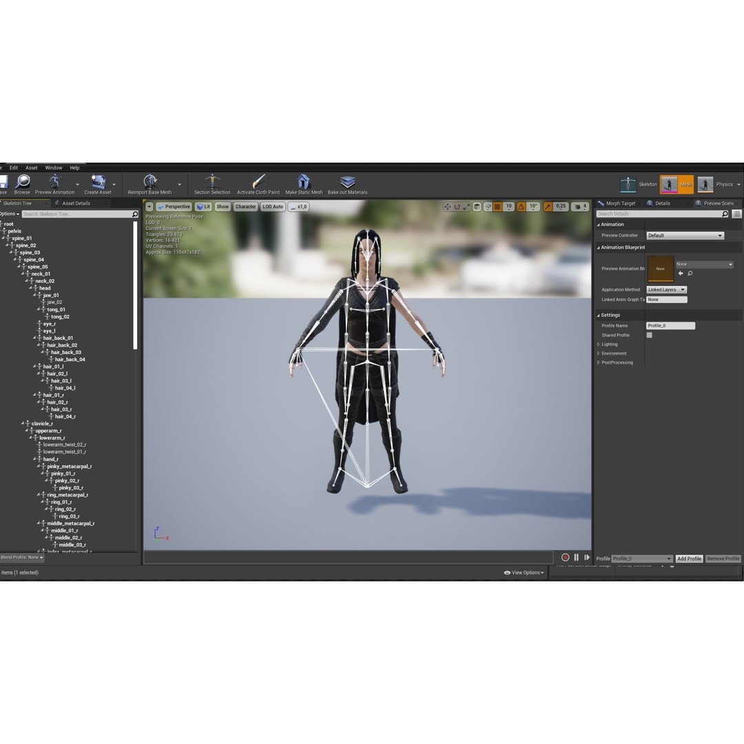 Viking Woman 3D Model – Low Poly Berserker Character, FBX - View 18